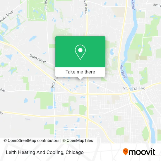 Leith Heating And Cooling map
