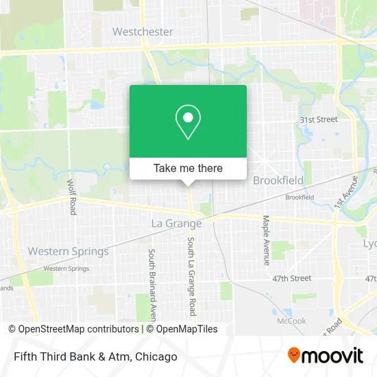 Fifth Third Bank & Atm map