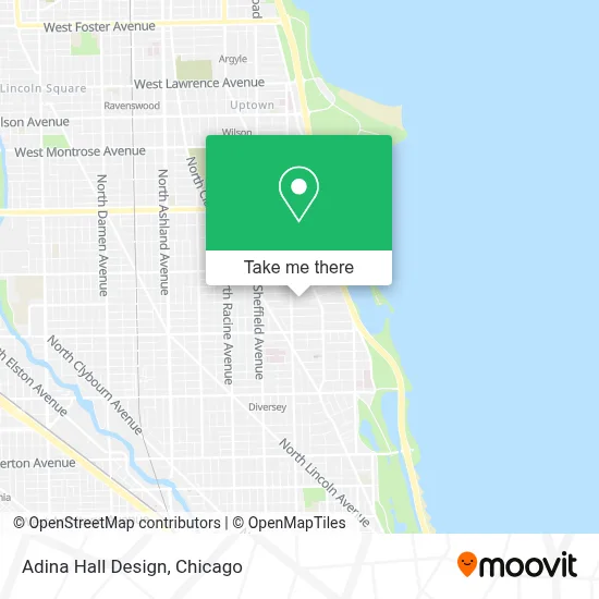 Adina Hall Design map