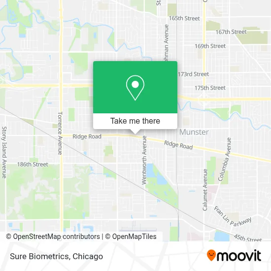Sure Biometrics map