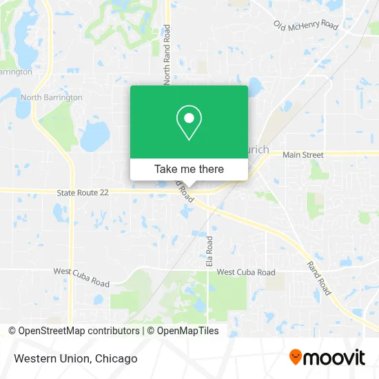 Western Union map