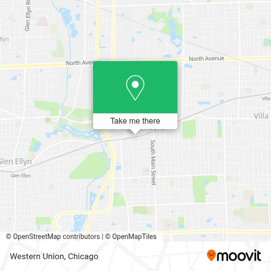 Western Union map