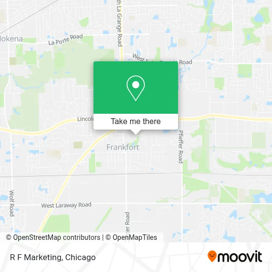 R F Marketing map