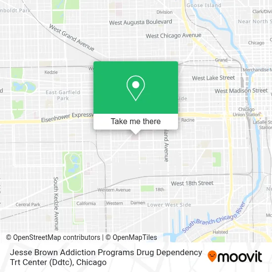Jesse Brown Addiction Programs Drug Dependency Trt Center (Ddtc) map