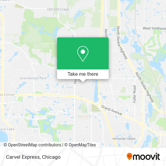 Carvel Express map