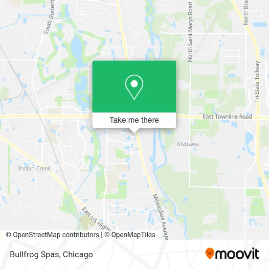 Bullfrog Spas map