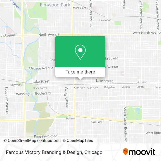 Famous Victory Branding & Design map