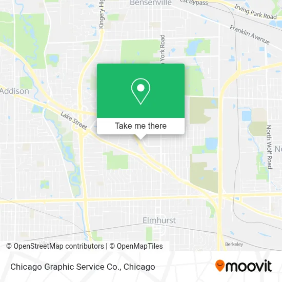 Chicago Graphic Service Co. map
