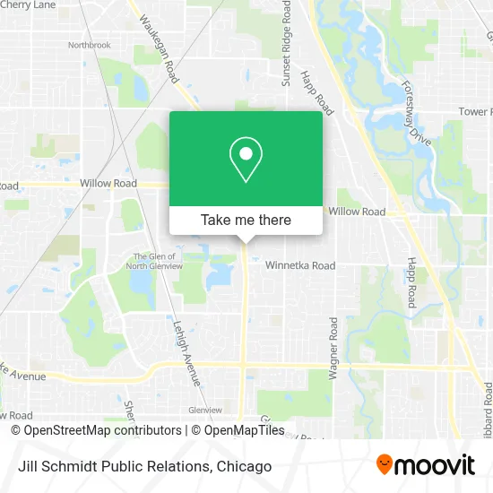 Jill Schmidt Public Relations map