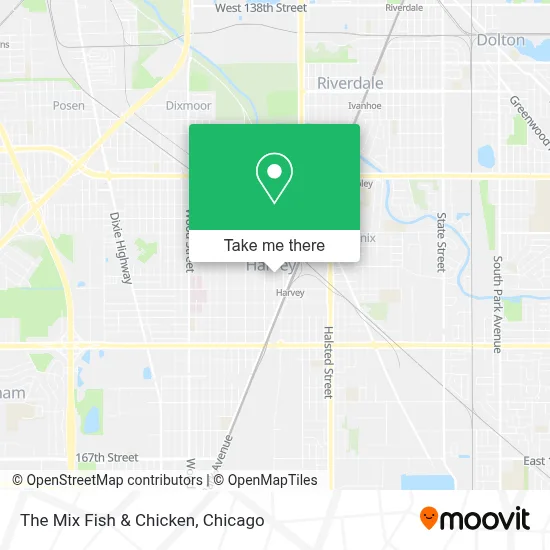 The Mix Fish & Chicken map