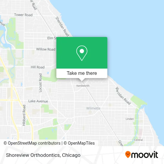Shoreview Orthodontics map