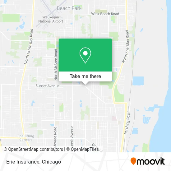 Erie Insurance map