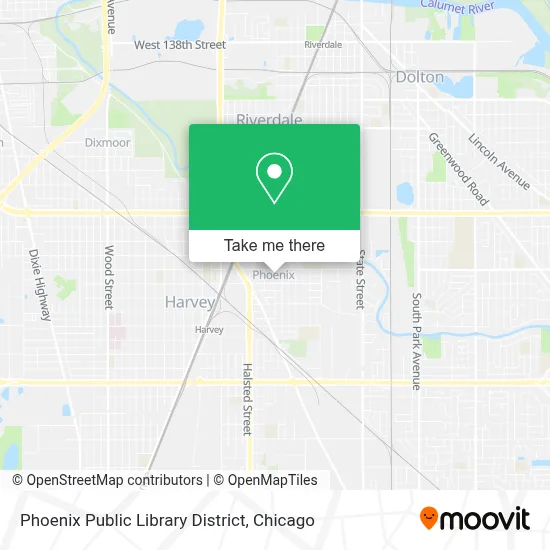 Phoenix Public Library District map