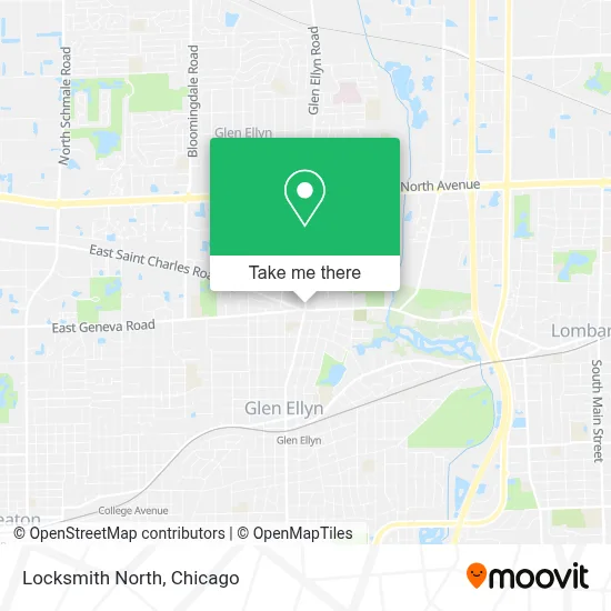 Locksmith North map