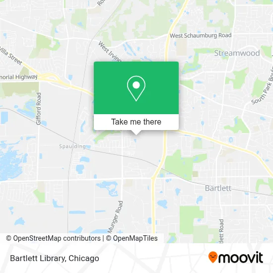 Bartlett Library map