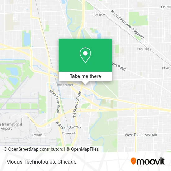 Modus Technologies map