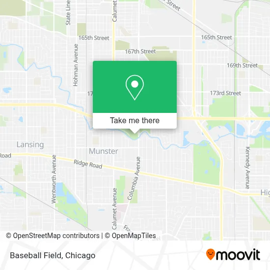 Baseball Field map