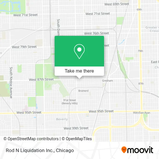 Rod N Liquidation Inc. map