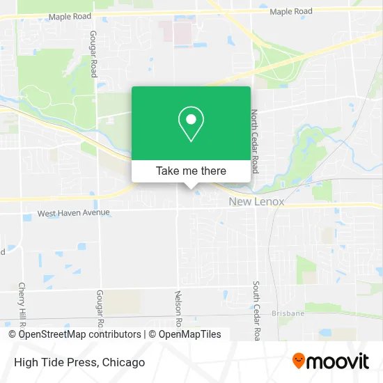 High Tide Press map