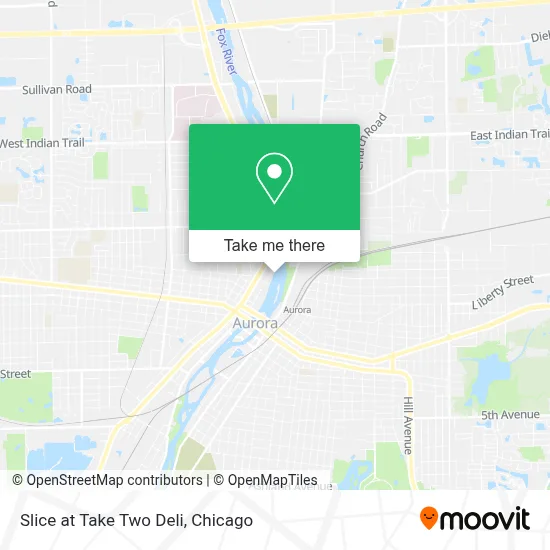 Slice at Take Two Deli map