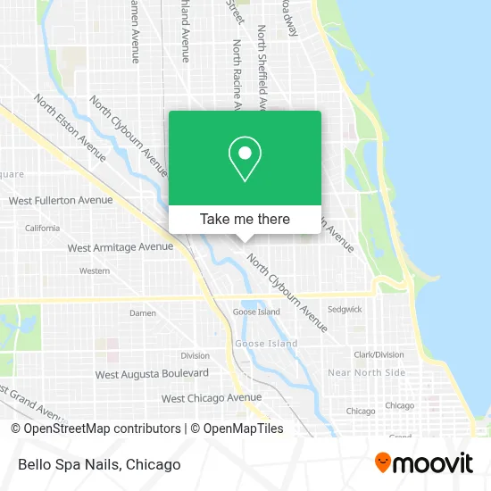 Bello Spa Nails map