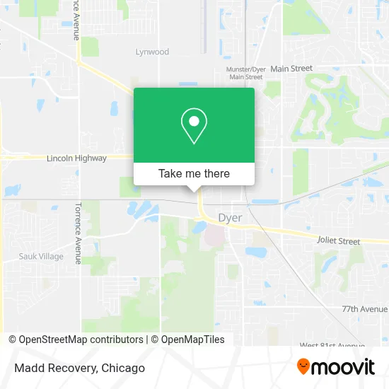Madd Recovery map