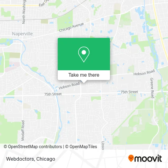 Webdoctors map