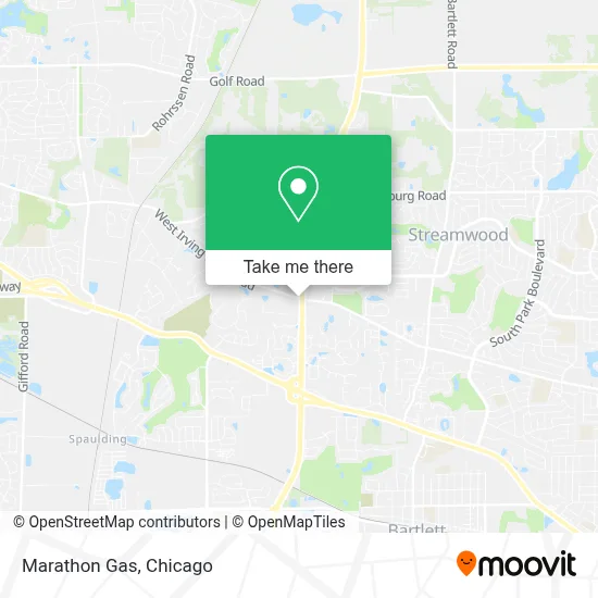 Marathon Gas map