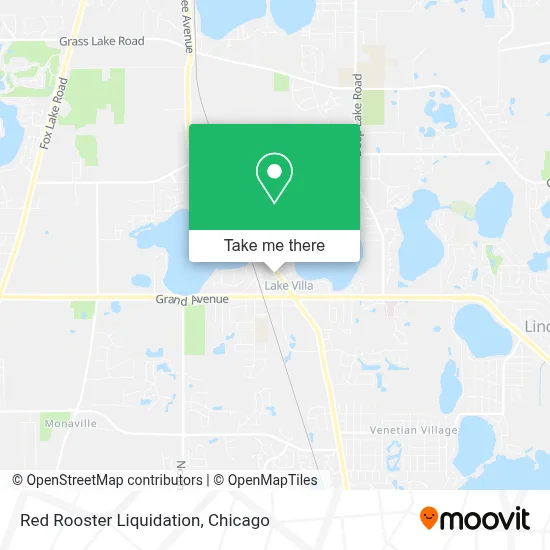 Red Rooster Liquidation map