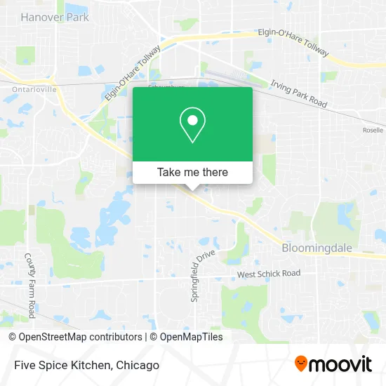 Five Spice Kitchen map