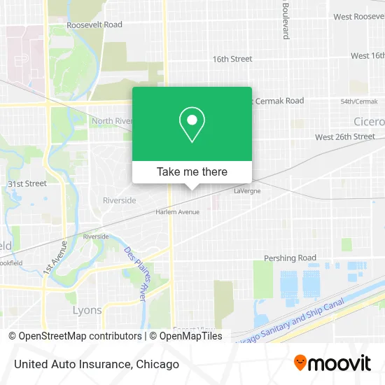 United Auto Insurance map