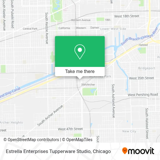 Estrella Enterprises Tupperware Studio map