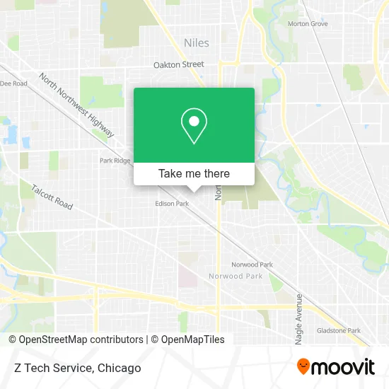 Z Tech Service map