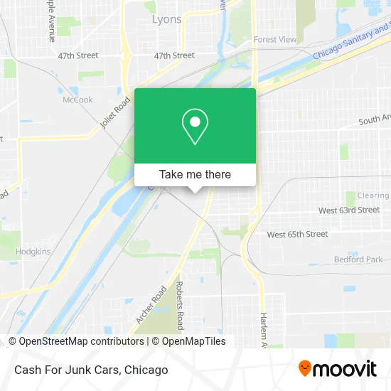 Cash For Junk Cars map