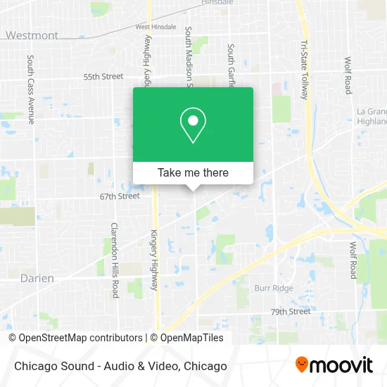 Chicago Sound - Audio & Video map