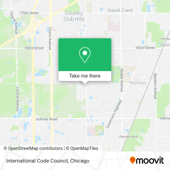 International Code Council map