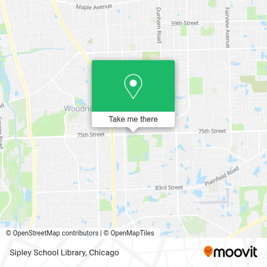 Sipley School Library map