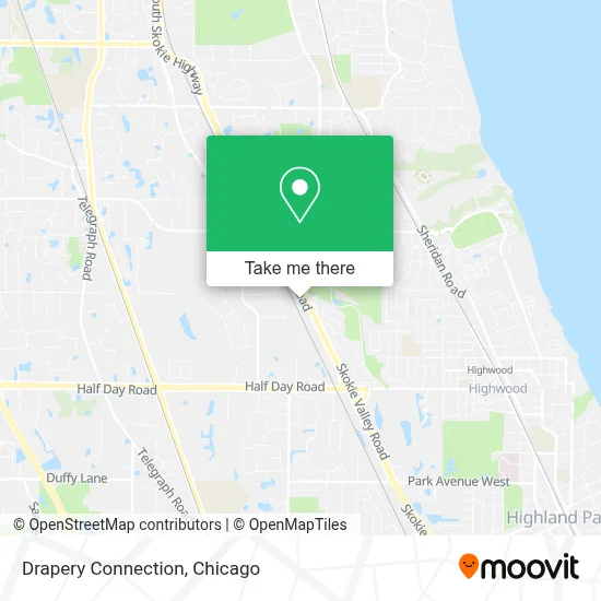 Drapery Connection map