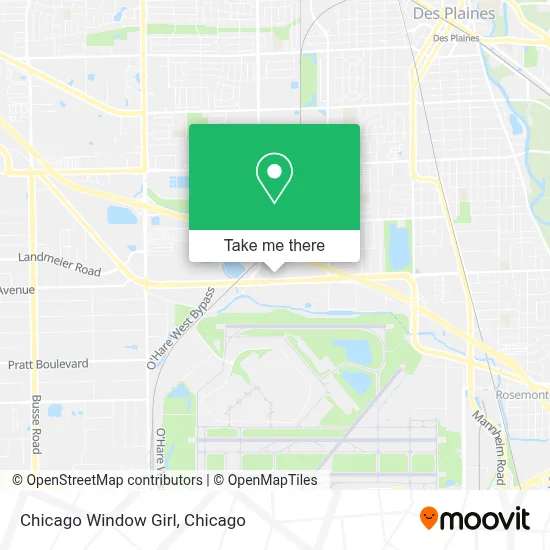 Chicago Window Girl map