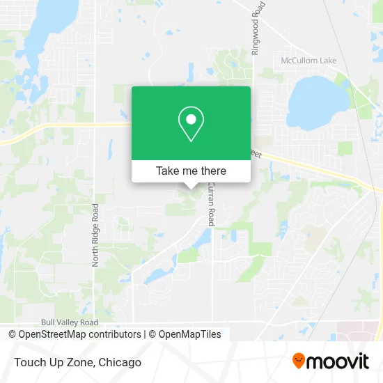 Touch Up Zone map