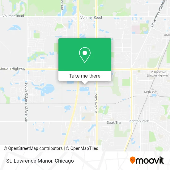 St. Lawrence Manor map