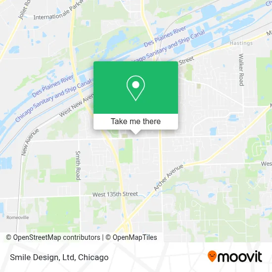 Smile Design, Ltd map