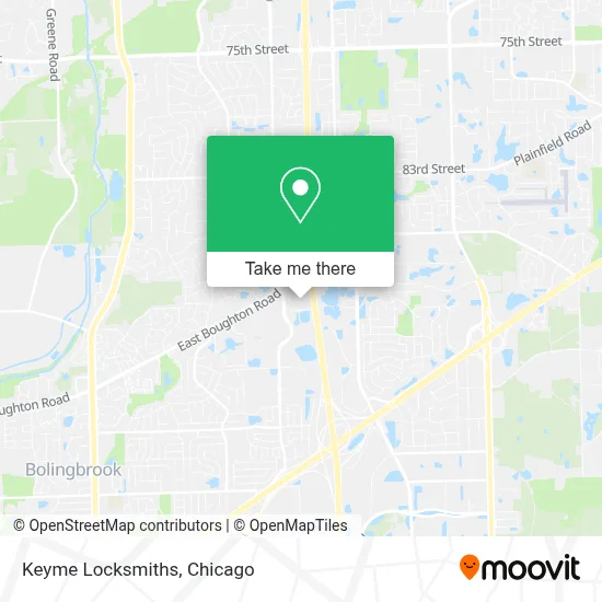 Keyme Locksmiths map