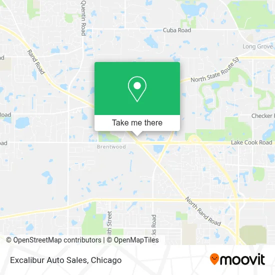 Excalibur Auto Sales map