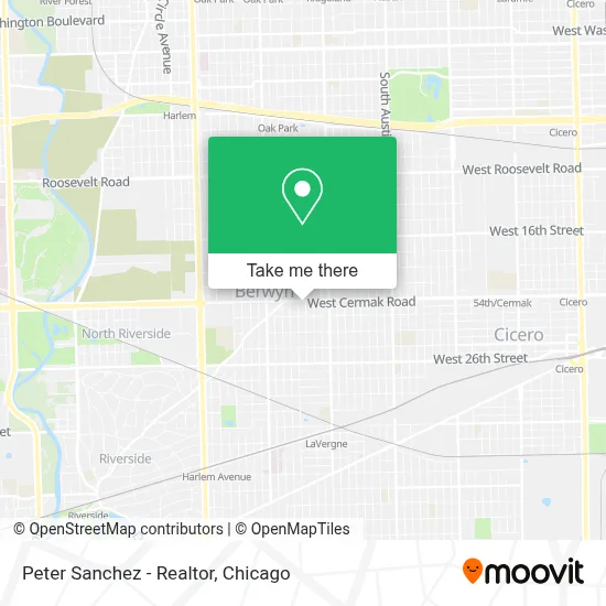 Peter Sanchez - Realtor map
