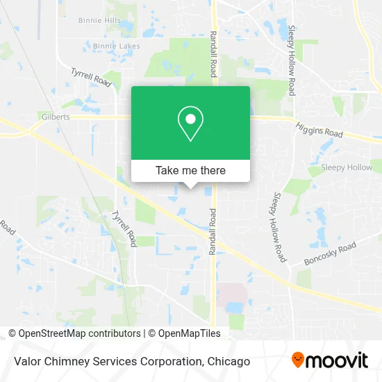 Valor Chimney Services Corporation map