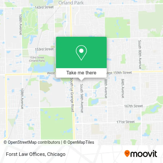 Forst Law Offices map