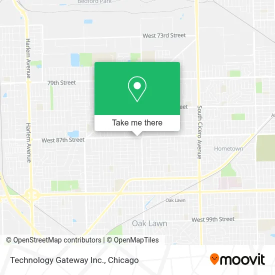 Technology Gateway Inc. map