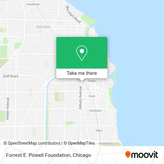 Forrest E. Powell Foundation map