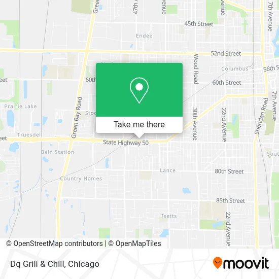 Dq Grill & Chill map